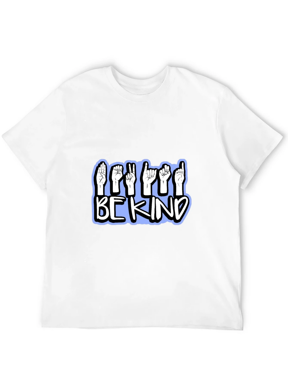 Be Kind Sign Language T-Shirt - Black product image 10