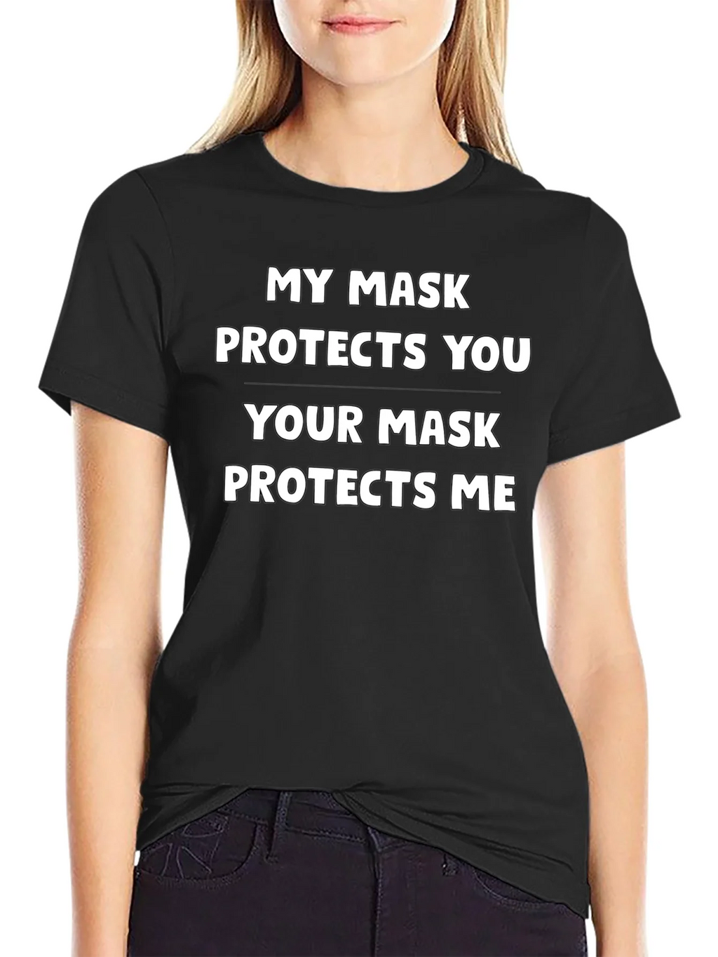My Mask Protects You T-Shirt product image 2