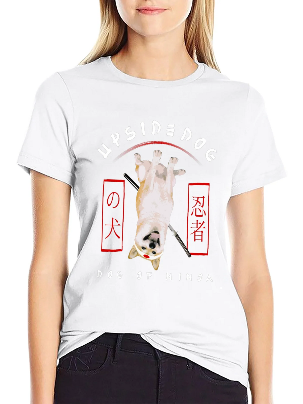 Upside Down Dog of Ninja T-Shirt product image 3
