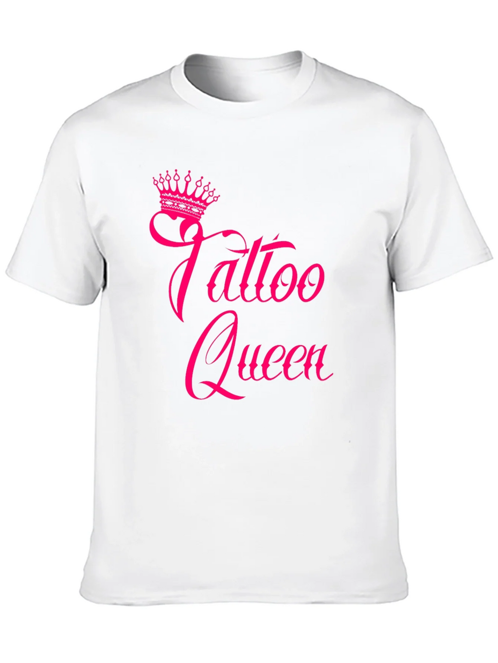 Tattoo Queen Black T-Shirt with Pink Print product image 9
