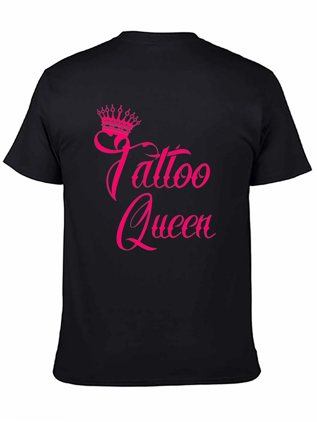 Tattoo Queen Black T-Shirt with Pink Print product image 4