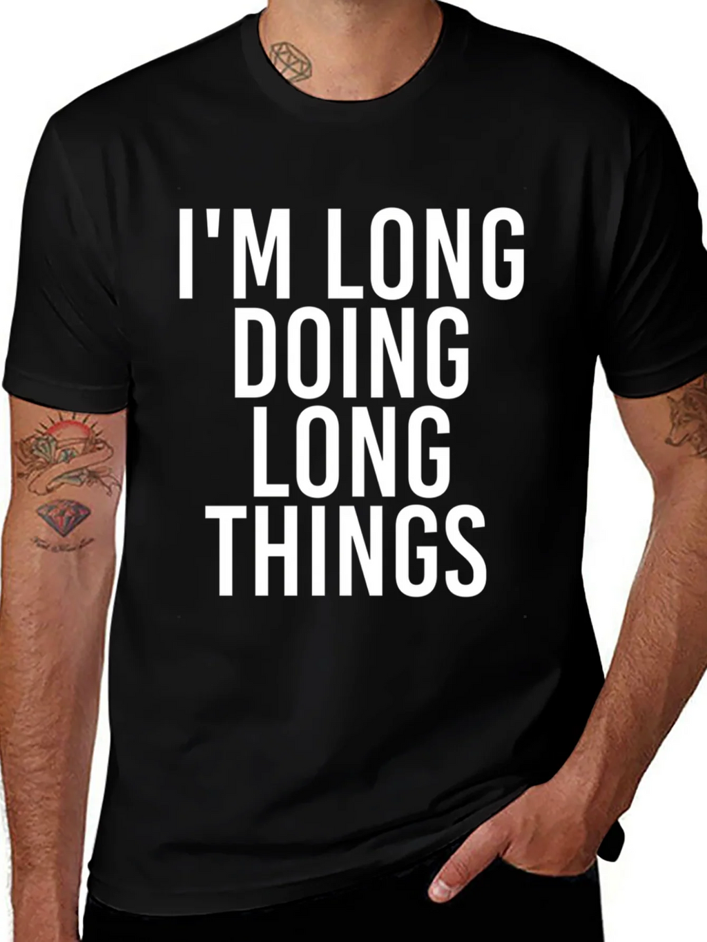 Im Long Doing Things Funny Graphic Tee product image 1