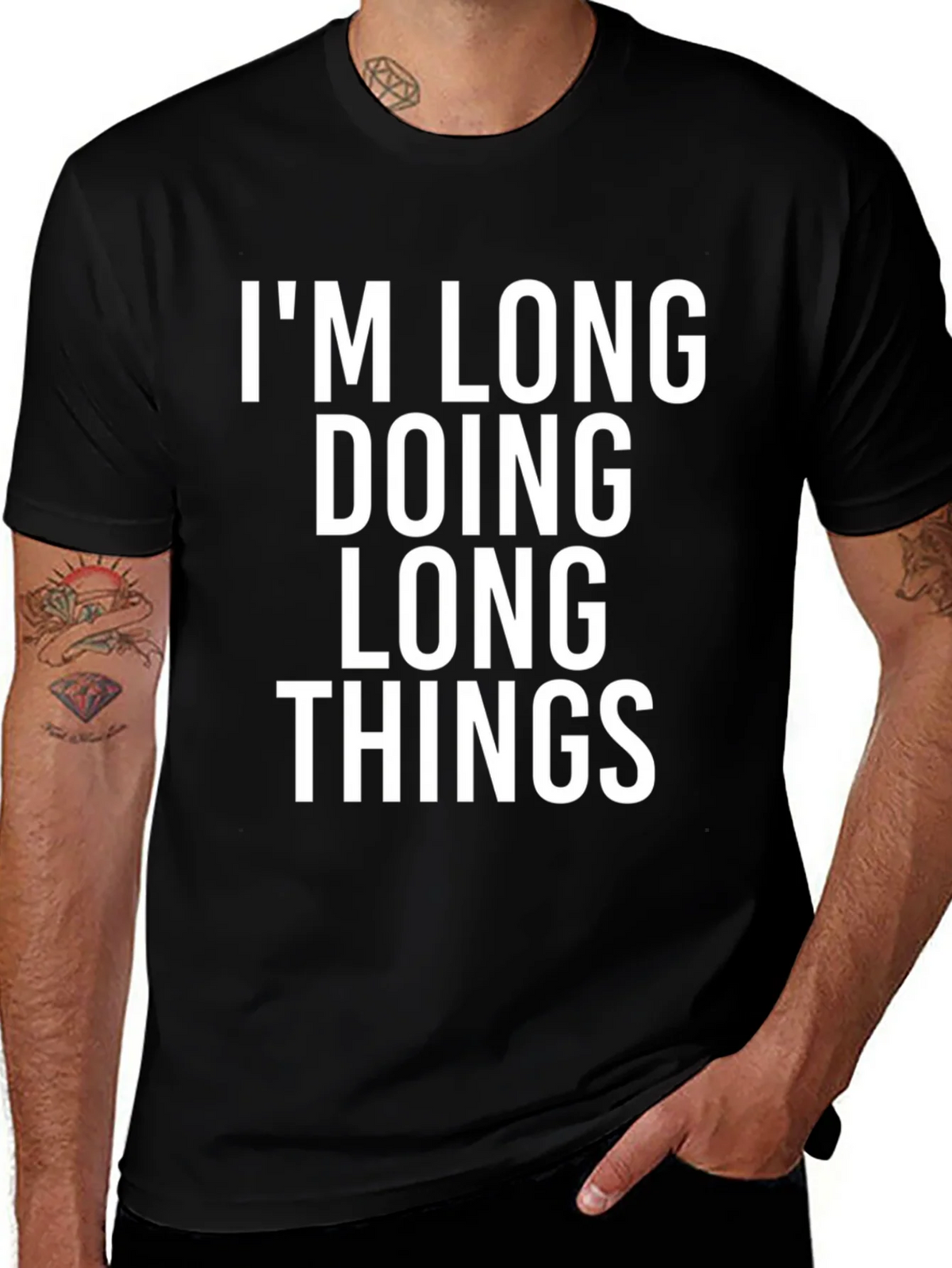 Im Long Doing Things Funny Graphic Tee product image 1