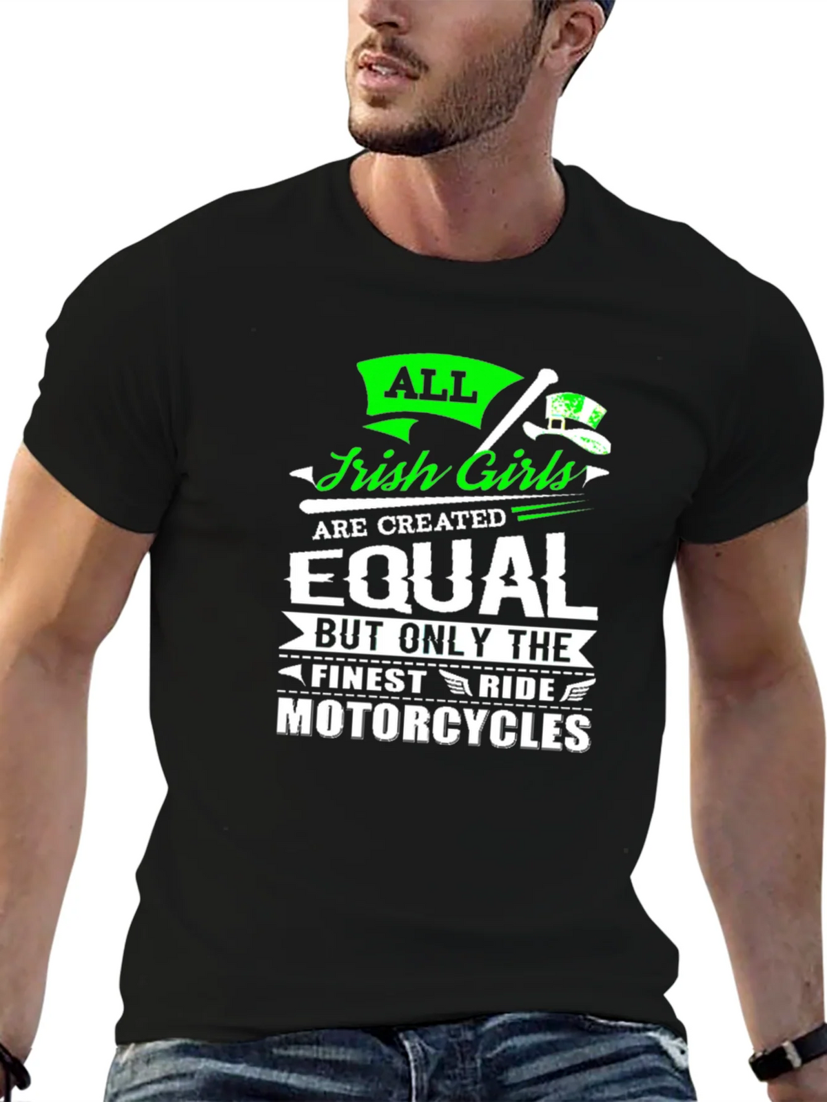 Irish Girls Motorcycles T-Shirt product image 6
