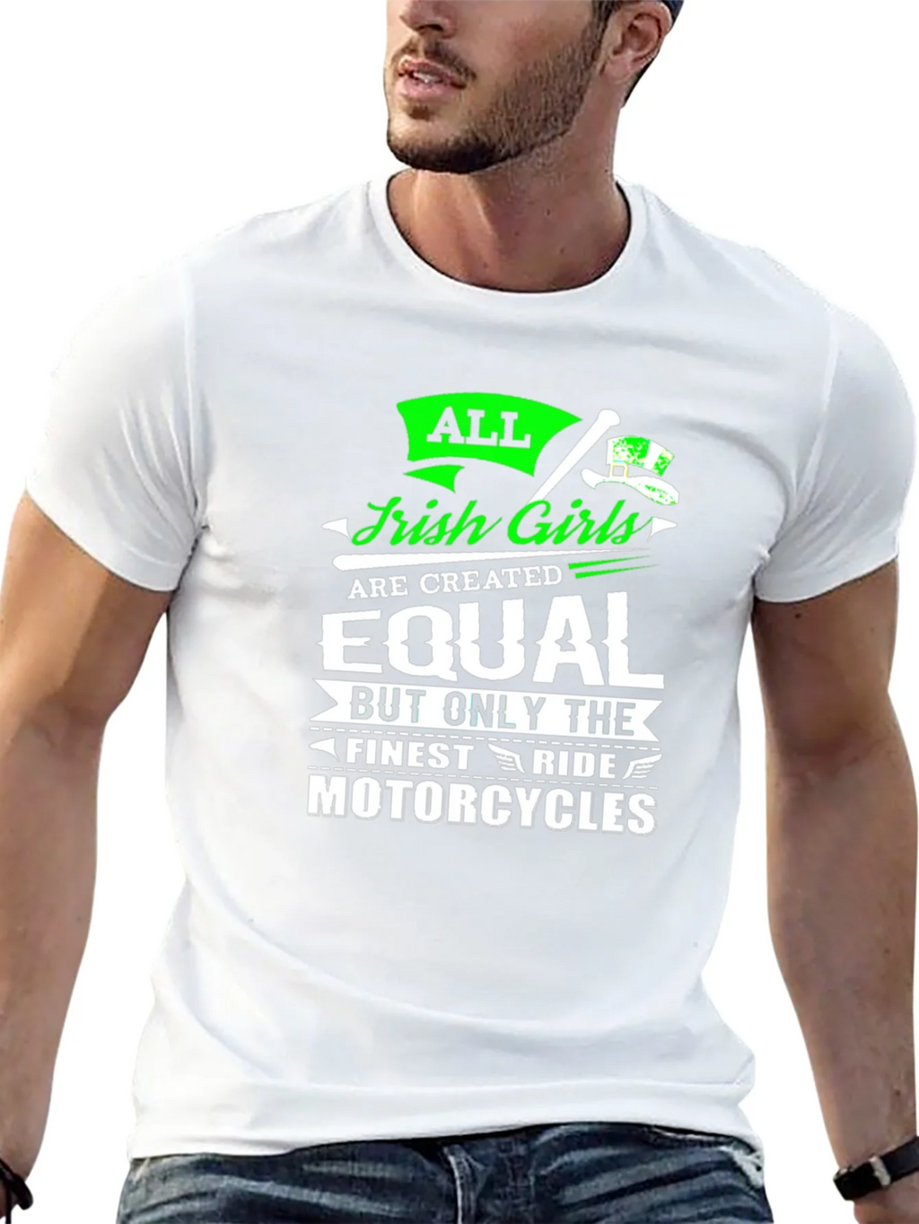 Irish Girls Motorcycles T-Shirt product image 10