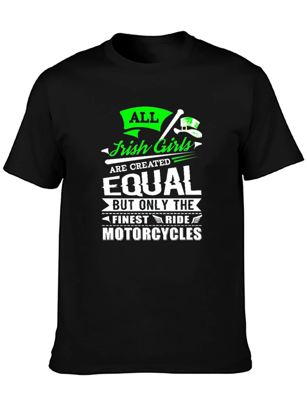 Irish Girls Motorcycles T-Shirt product image 3