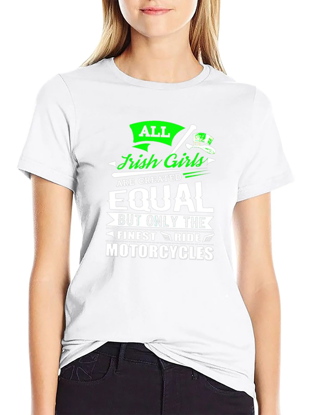 Irish Girls Motorcycles T-Shirt product image 8