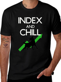 Index and Chill Graphic Tee - Stock Market Bull T-Shirt product image 1