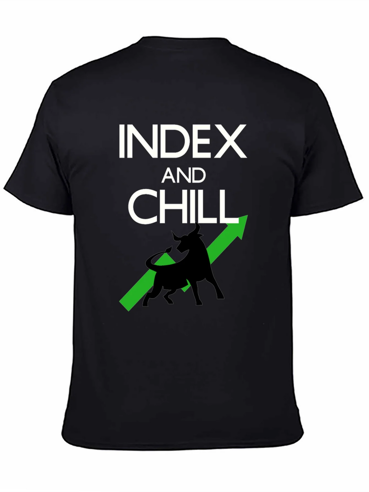 Index and Chill Graphic Tee - Stock Market Bull T-Shirt product image 4