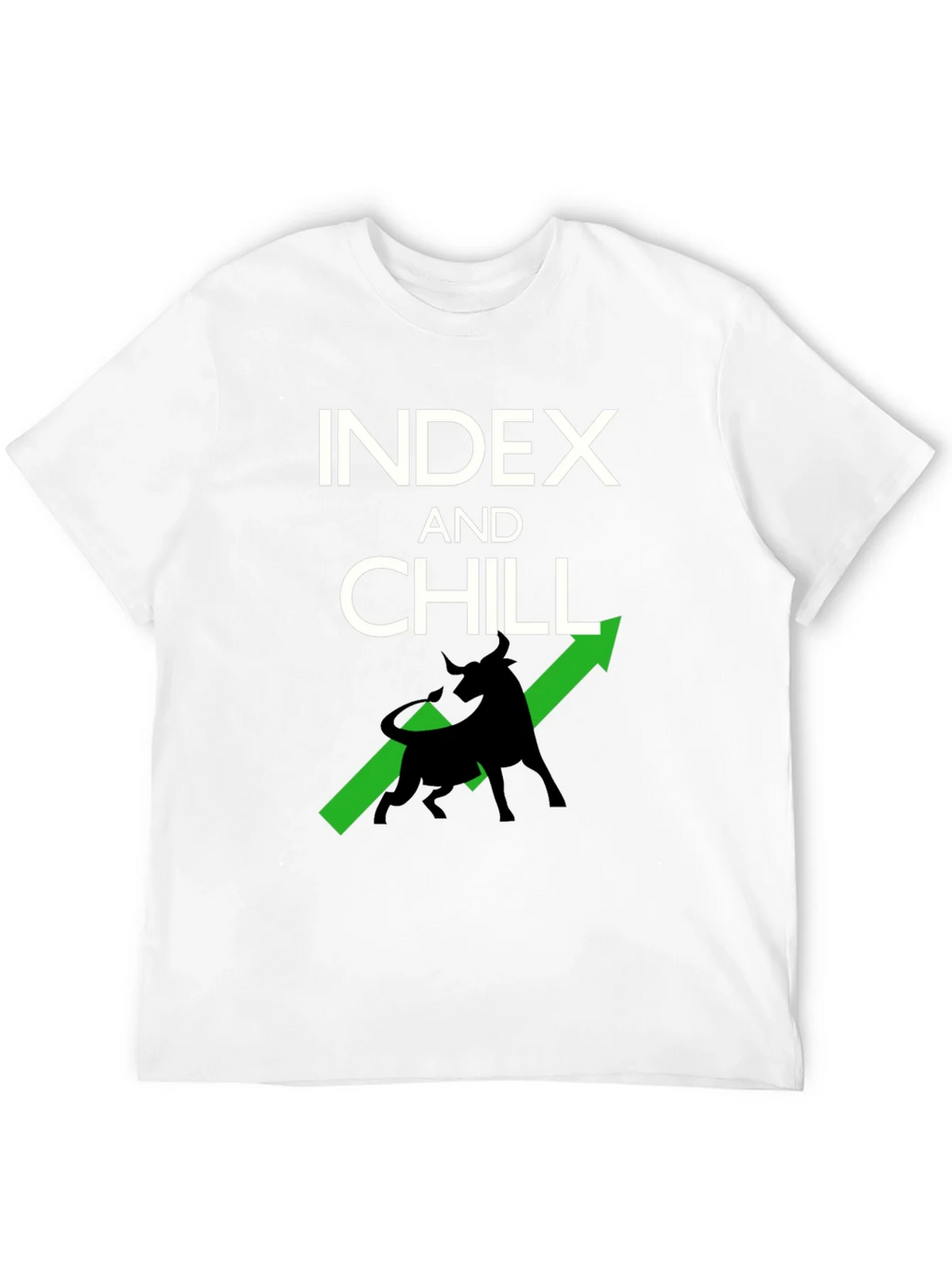 Index and Chill Graphic Tee - Stock Market Bull T-Shirt product image 11