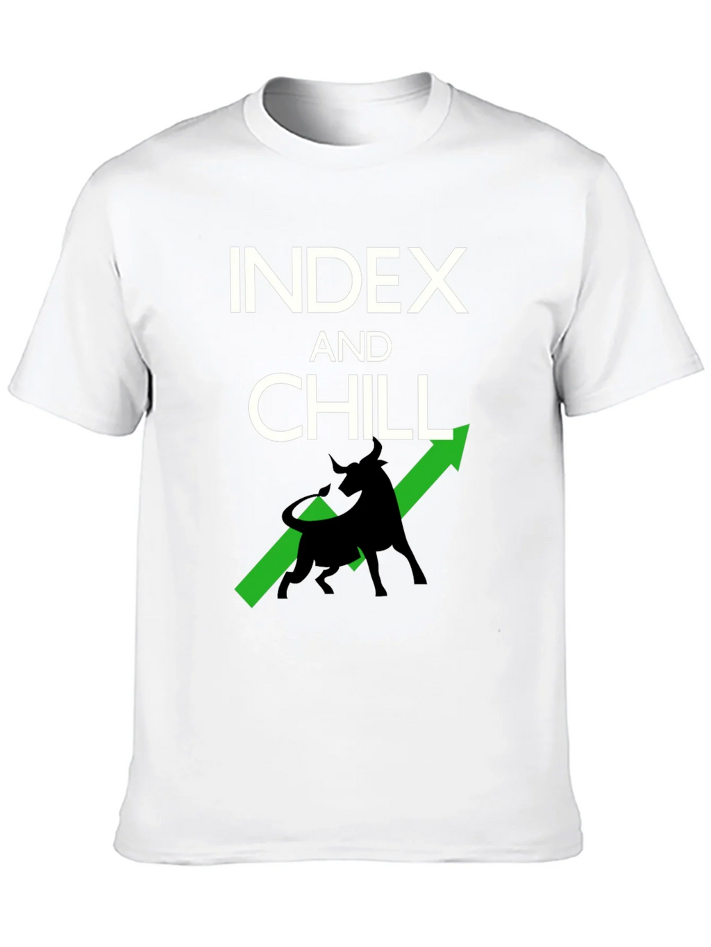 Index and Chill Graphic Tee - Stock Market Bull T-Shirt product image 9