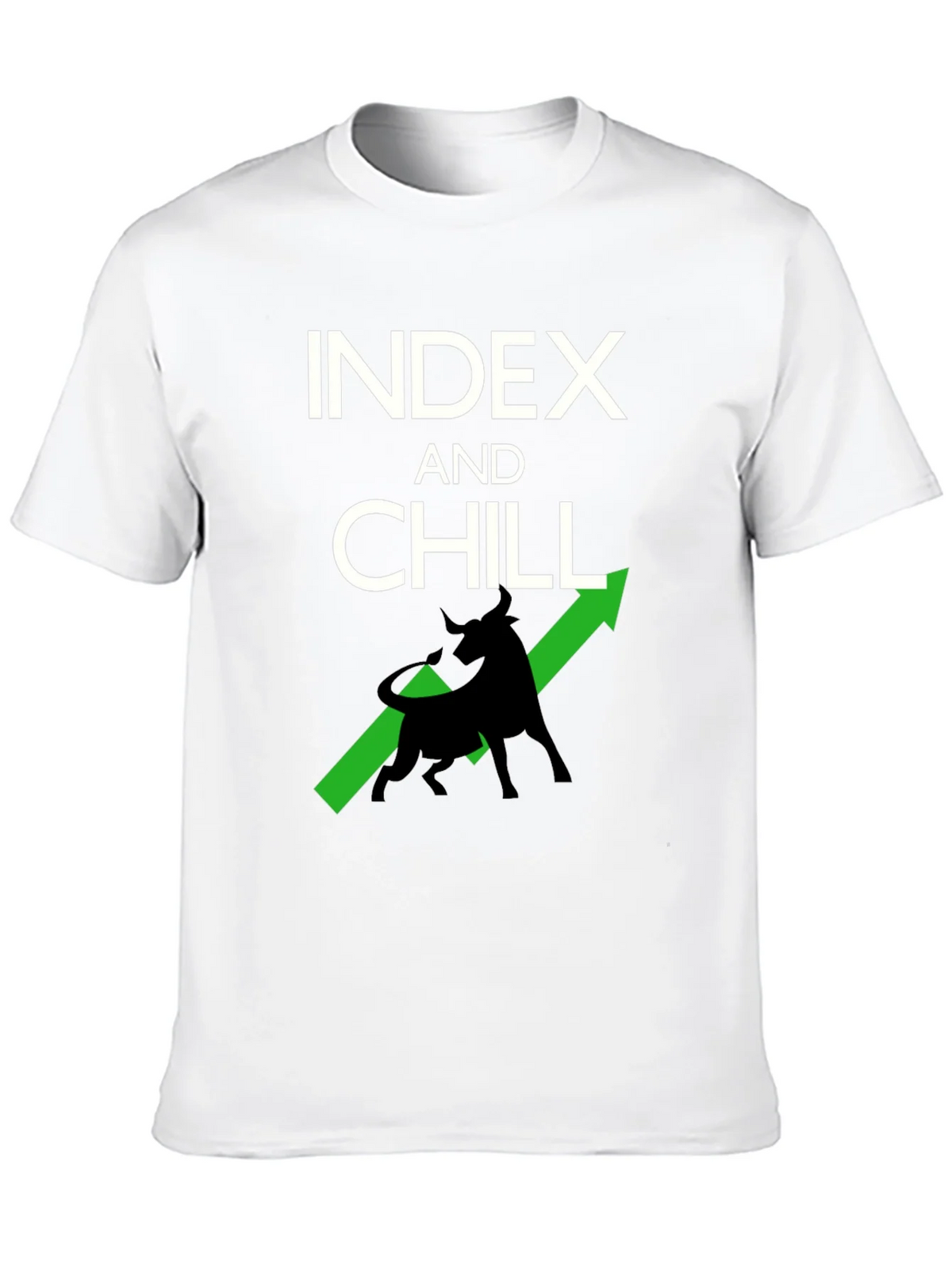 Index and Chill Graphic Tee - Stock Market Bull T-Shirt product image 9
