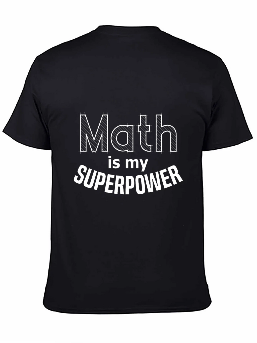 Math is My Superpower Black T-Shirt product image 4