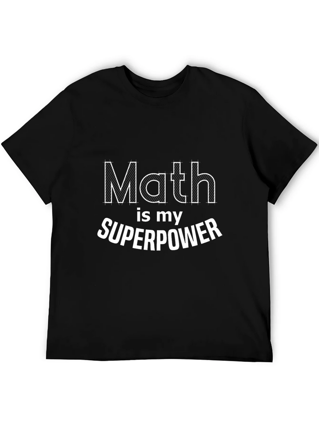 Math is My Superpower Black T-Shirt product image 5