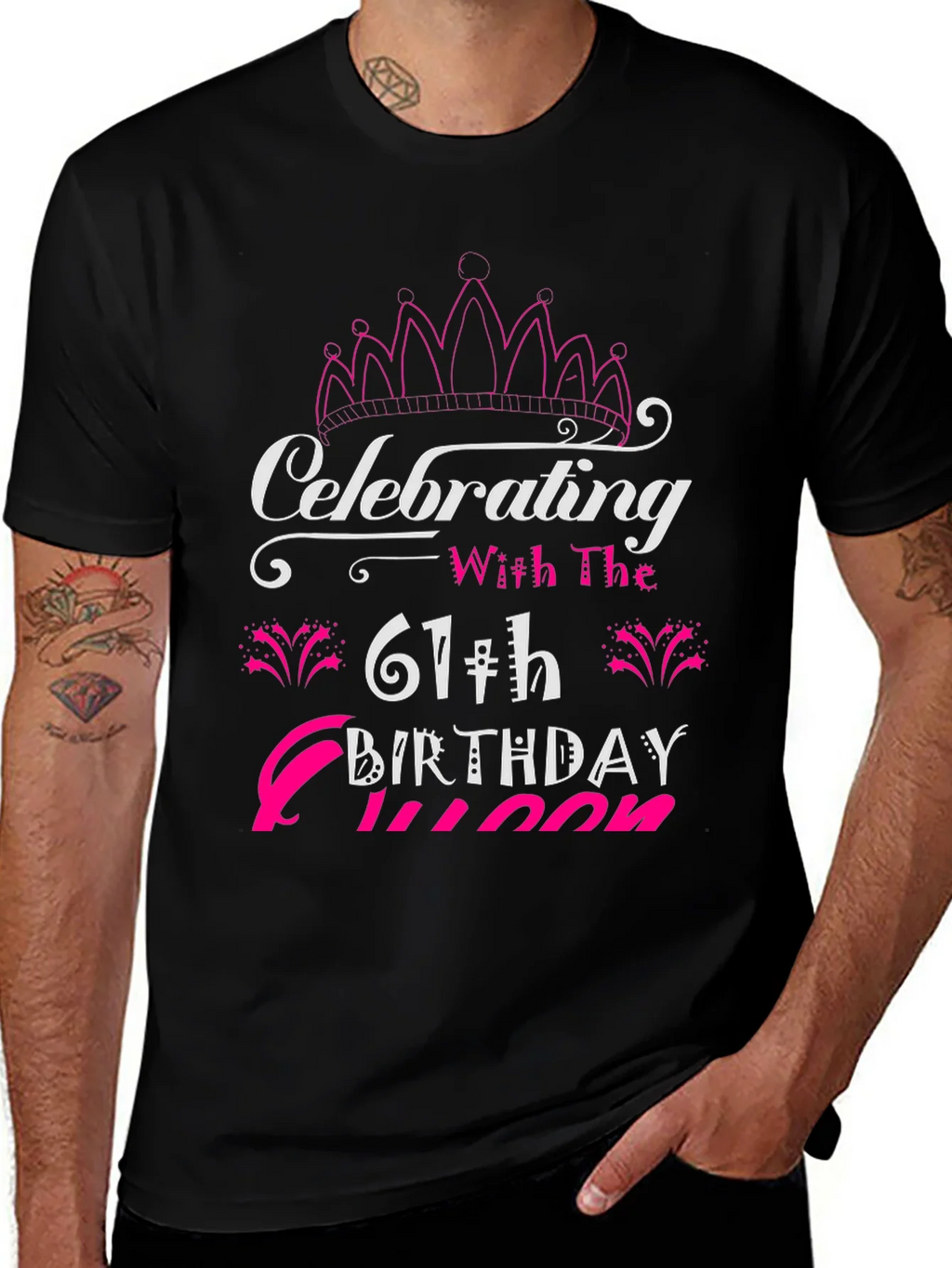 61st Birthday Queen T-Shirt - Celebrate in Style! product image 1