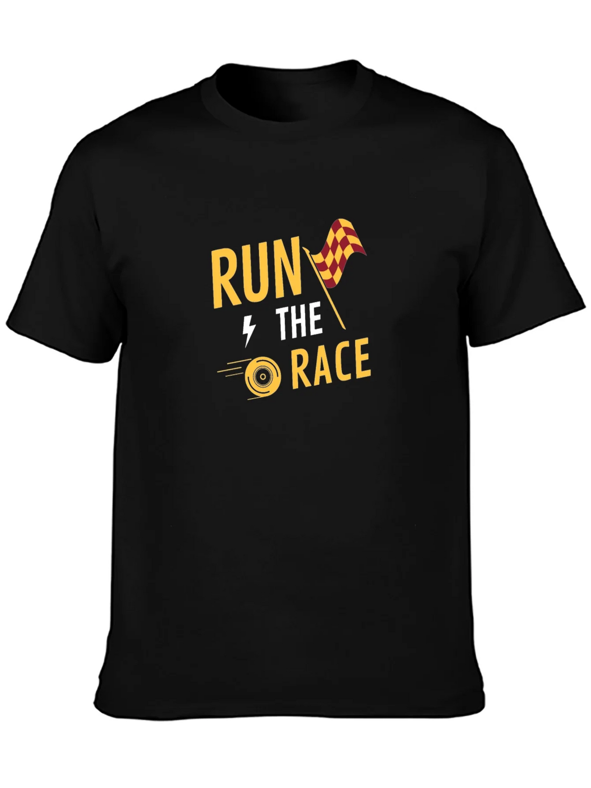 Run the Race Graphic Tee - Black product image 3