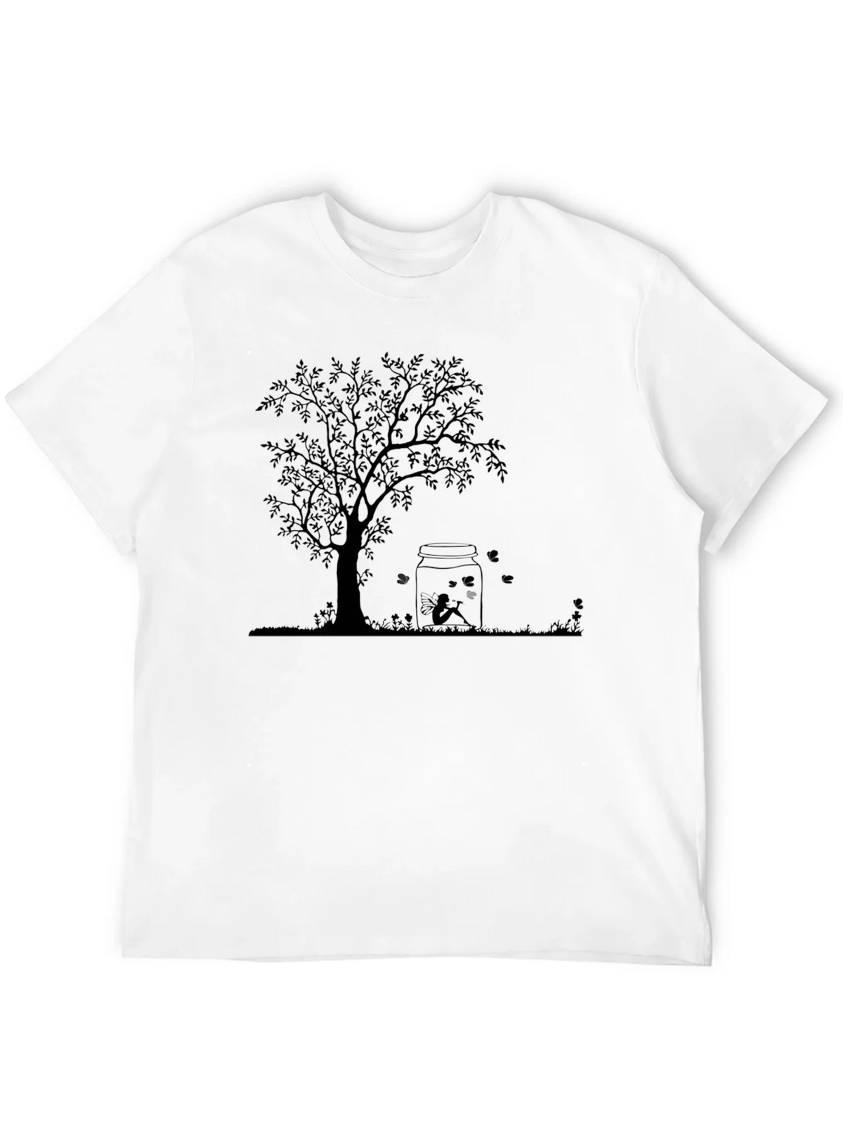 Tree of Life Graphic Tee - Black Cotton product image 11