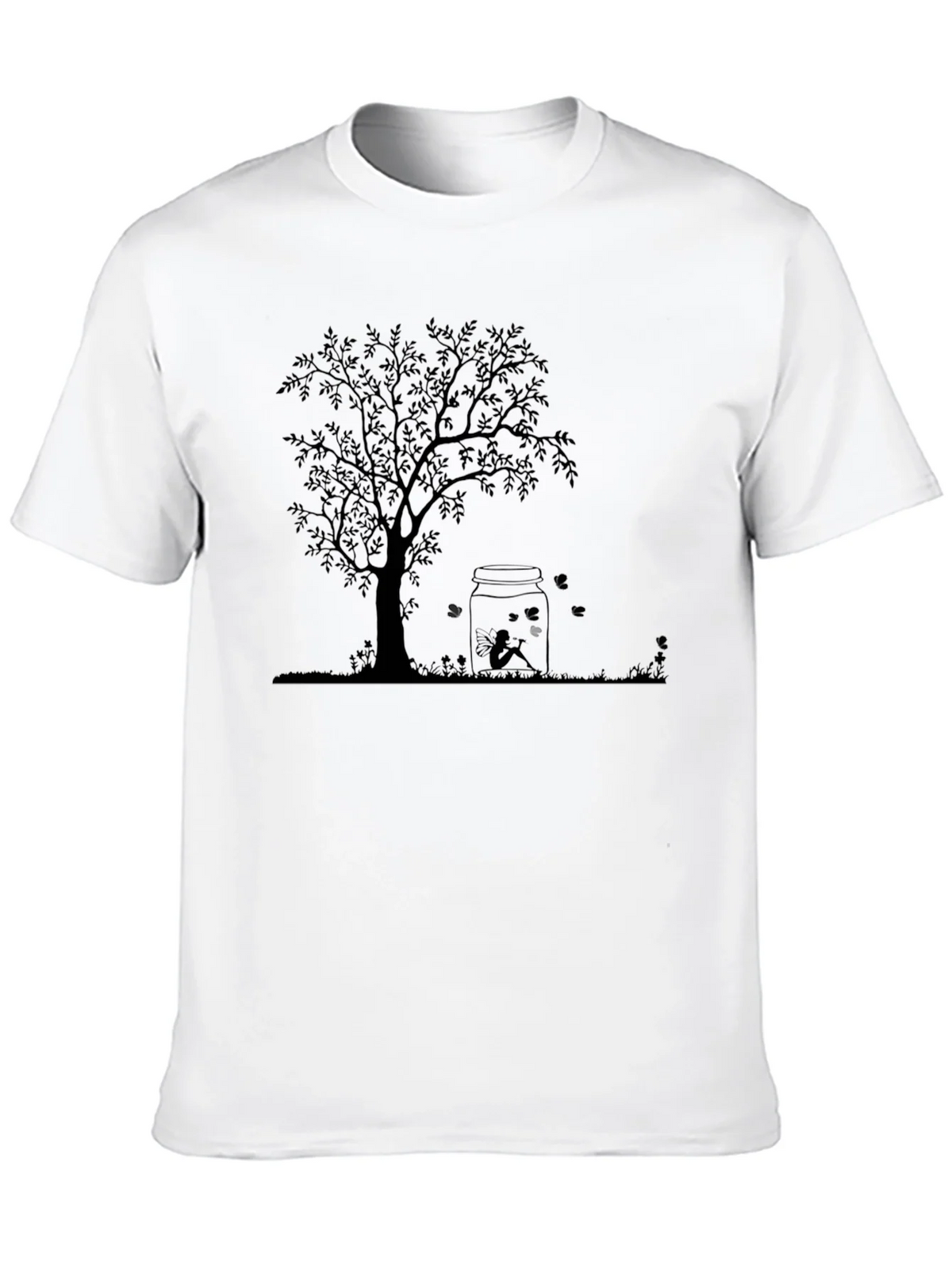 Tree of Life Graphic Tee - Black Cotton product image 9