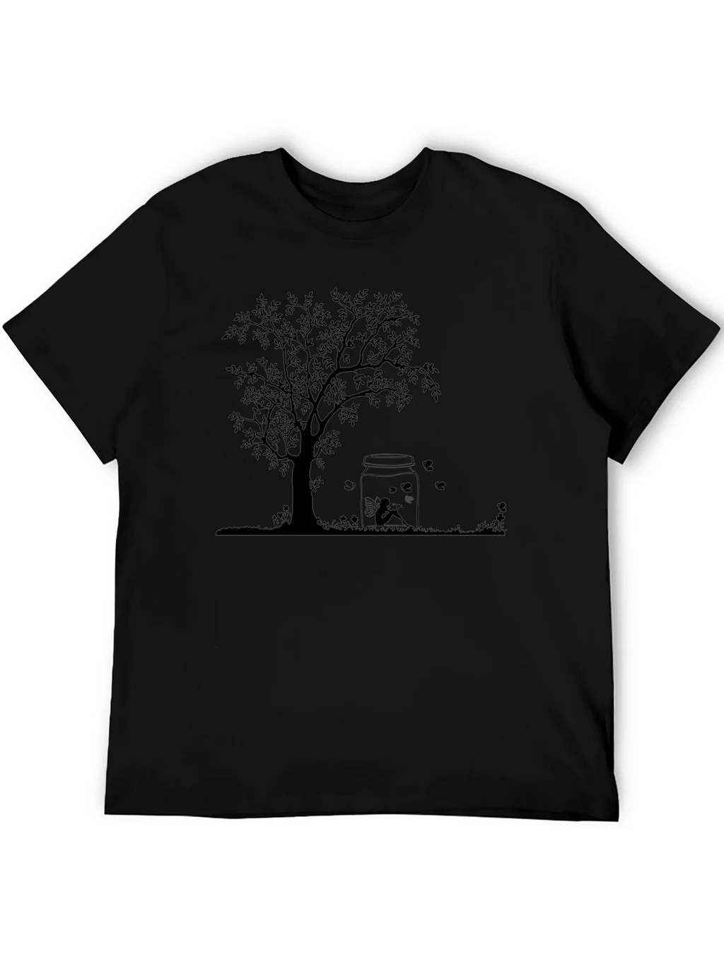 Tree of Life Graphic Tee - Black Cotton product image 5