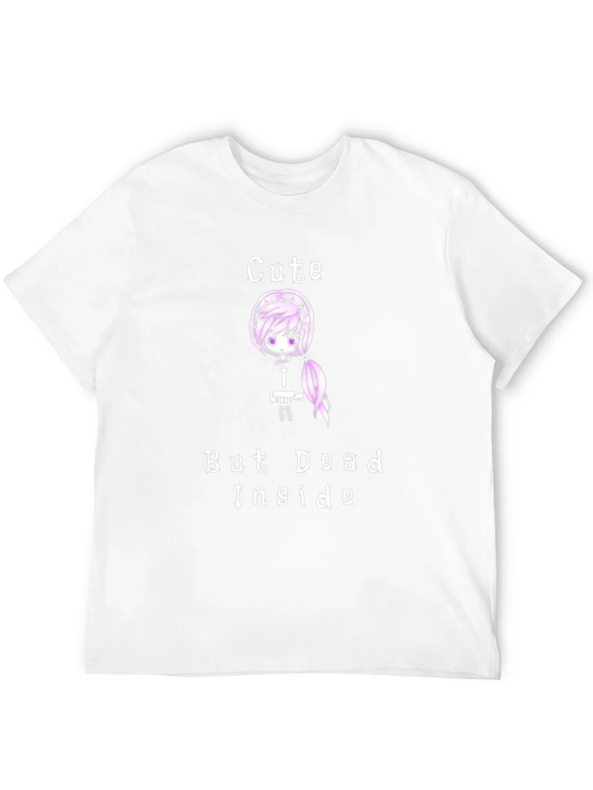 Cute But Dead Inside Black Graphic T-Shirt product image 11