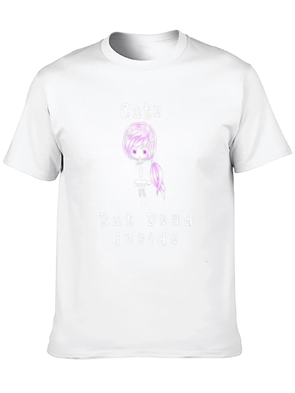 Cute But Dead Inside Black Graphic T-Shirt product image 9