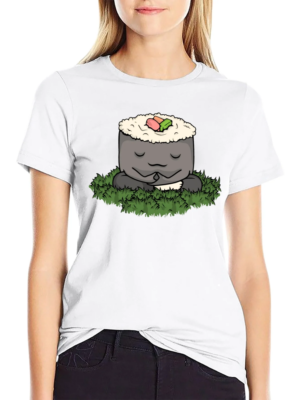 Zen Sushi Meditation T-Shirt - Comfy Tee product image 8