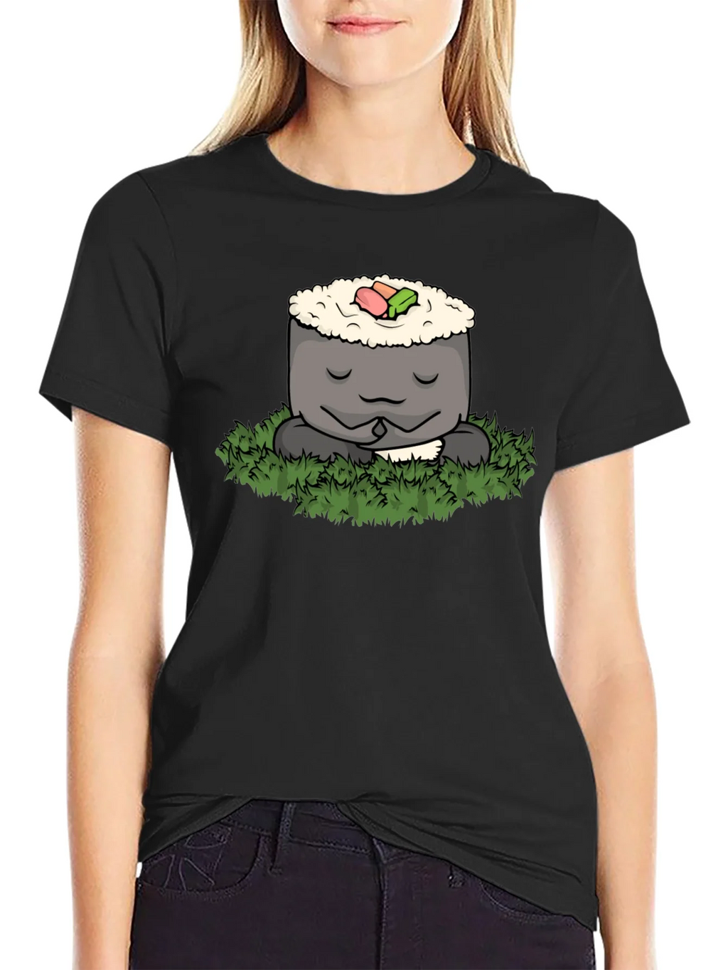 Zen Sushi Meditation T-Shirt - Comfy Tee product image 2