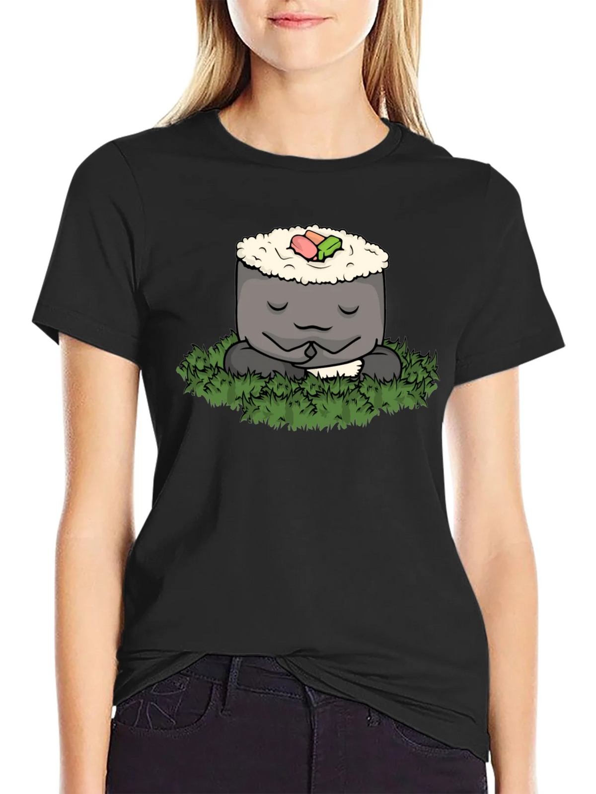 Zen Sushi Meditation T-Shirt - Comfy Tee product image 2