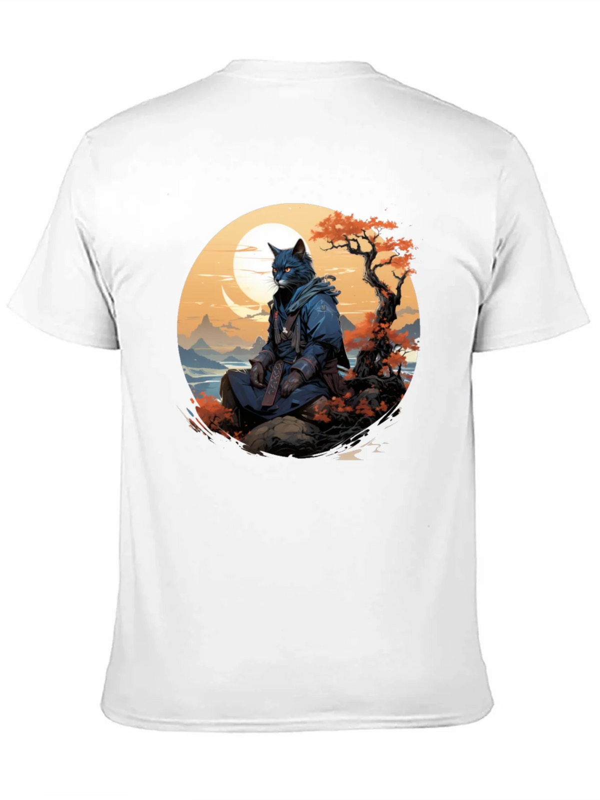 Samurai Cat T-Shirt - Unique Graphic Tee product image 10