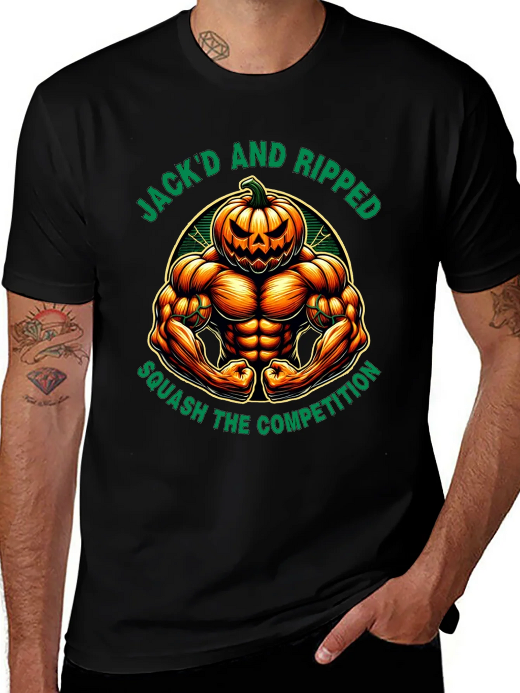 Jackd and Ripped Halloween Gym T-Shirt product image 1