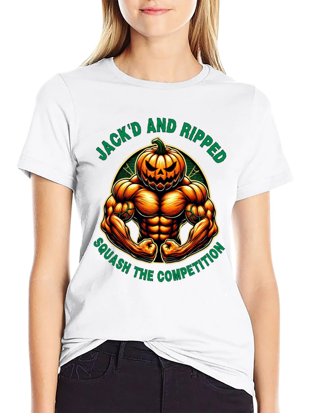 Jackd and Ripped Halloween Gym T-Shirt product image 8