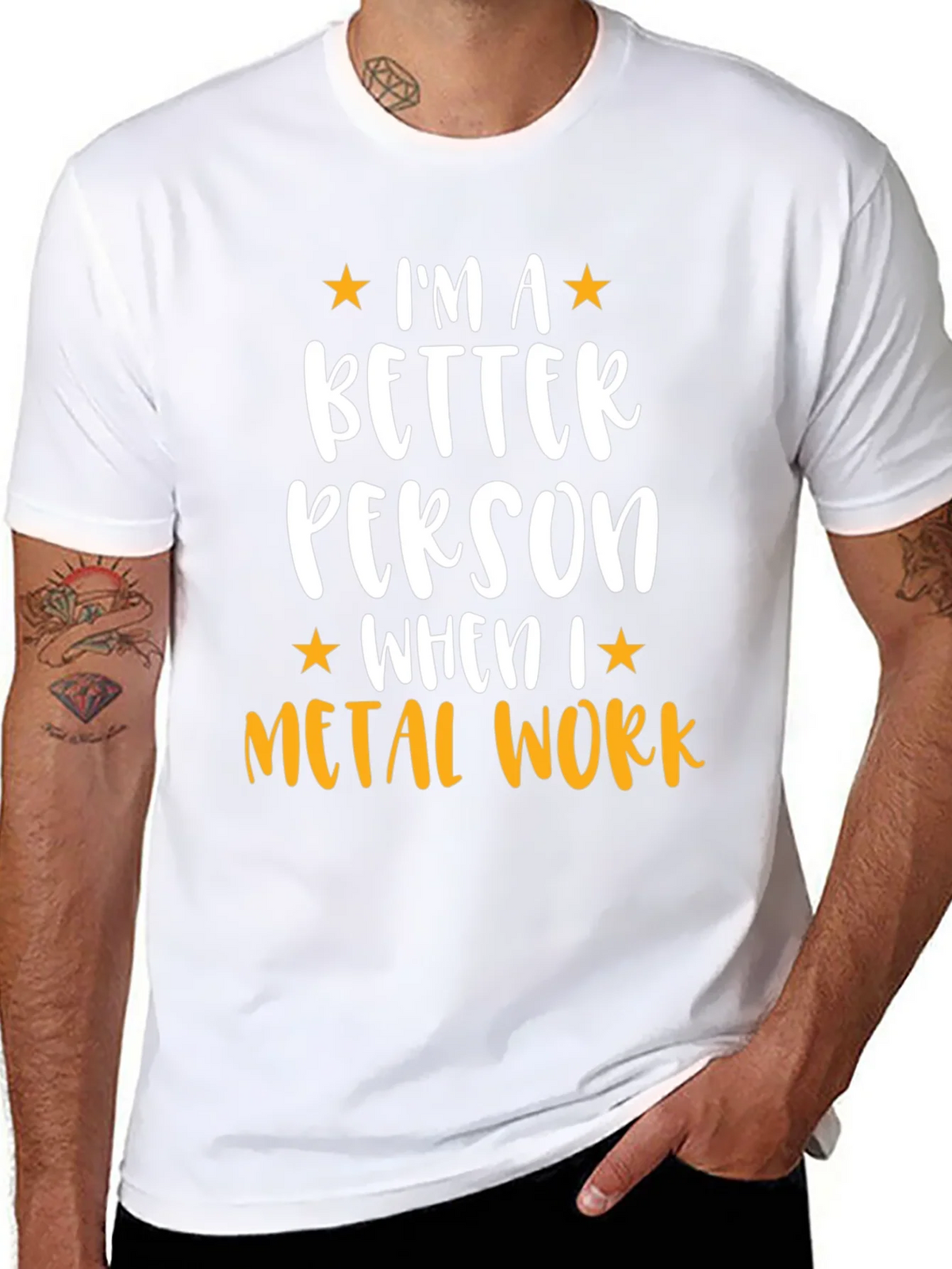 Metal Work T-Shirt - Im a Better Person product image 7