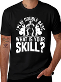 I Play Double Bass Funny Musician T-Shirt product image 1