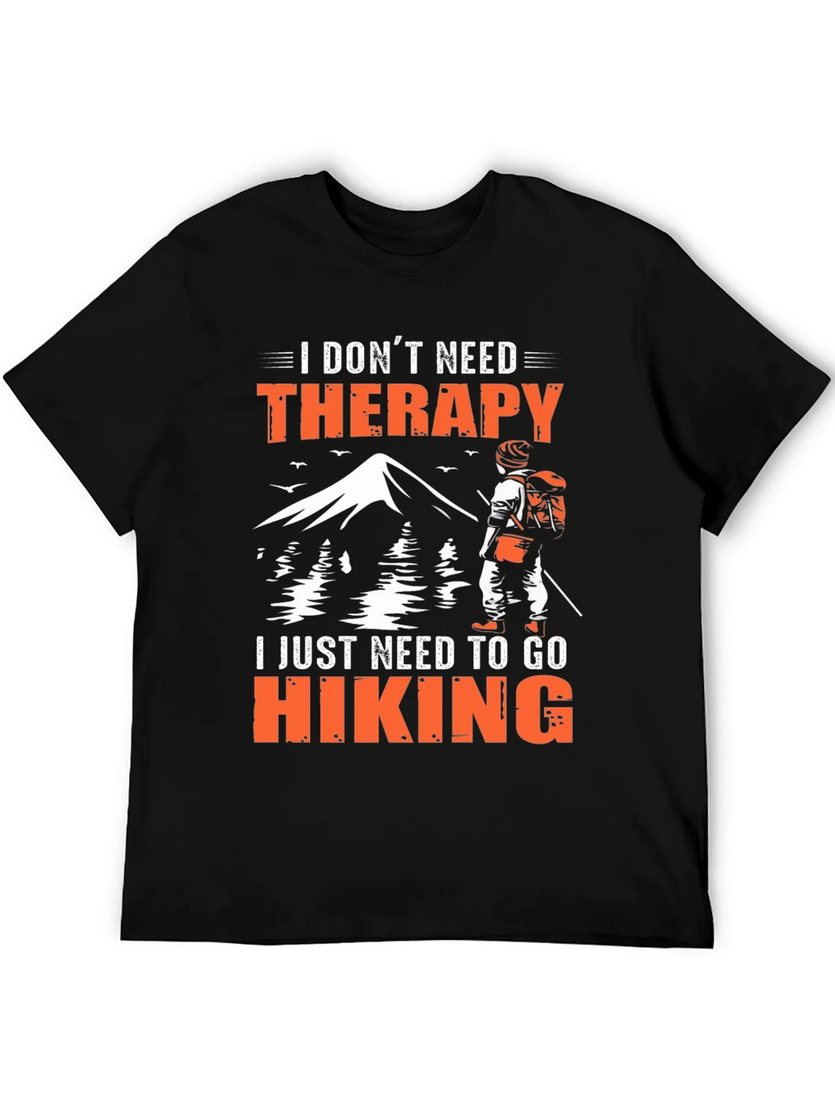 Hiking Therapy Graphic T-Shirt product image 1