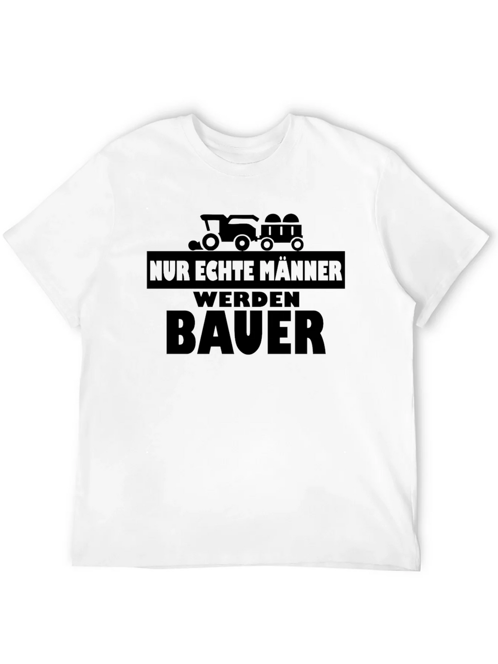 Only Real Men Become Farmers Black T-Shirt product image 5