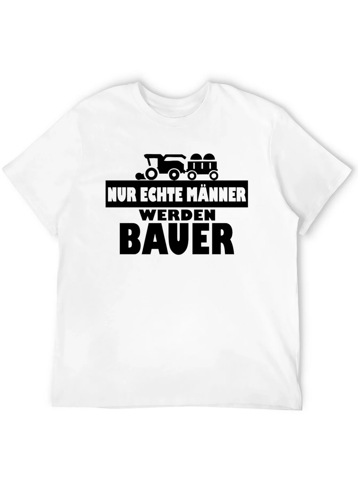 Only Real Men Become Farmers Black T-Shirt product image 5