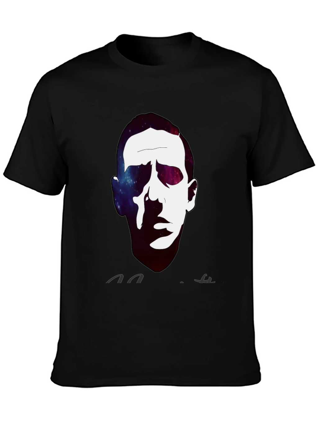 Cosmic Portrait Black T-Shirt product image 3