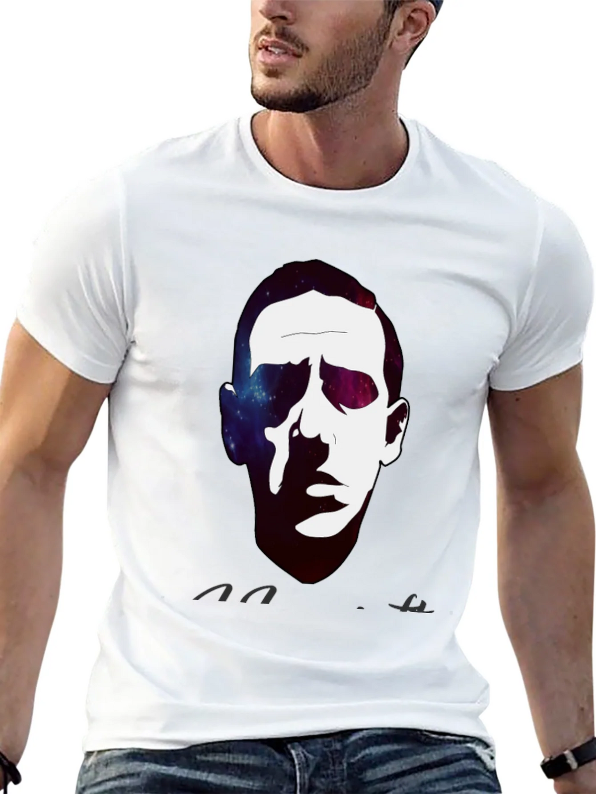 Cosmic Portrait Black T-Shirt product image 12