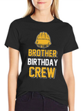 Brother Birthday Crew Construction T-Shirt product image 1