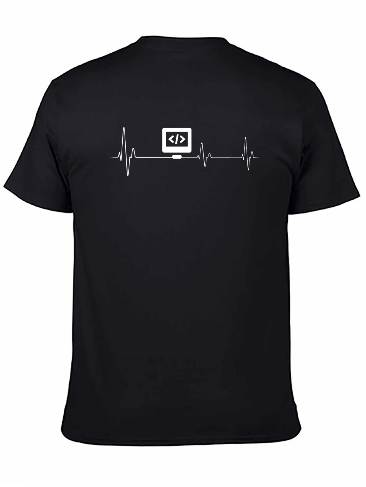 Coder Heartbeat T-Shirt - Programming Life product image 4