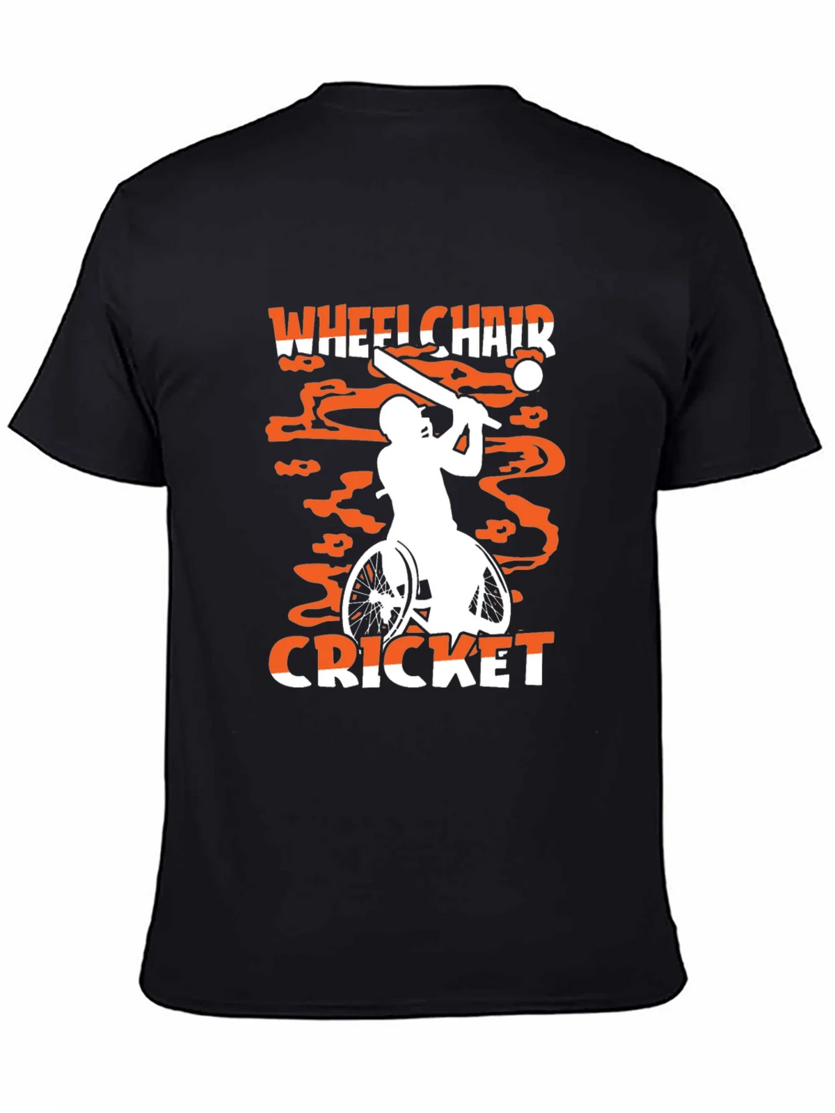 Wheelchair Cricket Graphic T-Shirt product image 4