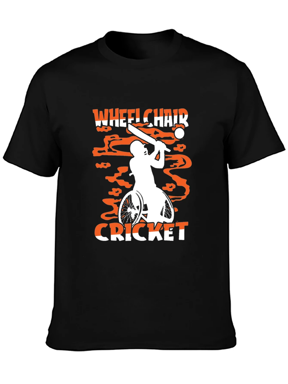 Wheelchair Cricket Graphic T-Shirt product image 3