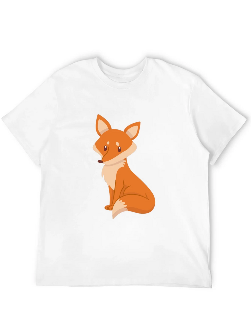 Fox Graphic Black T-Shirt - Cute Animal Design product image 4