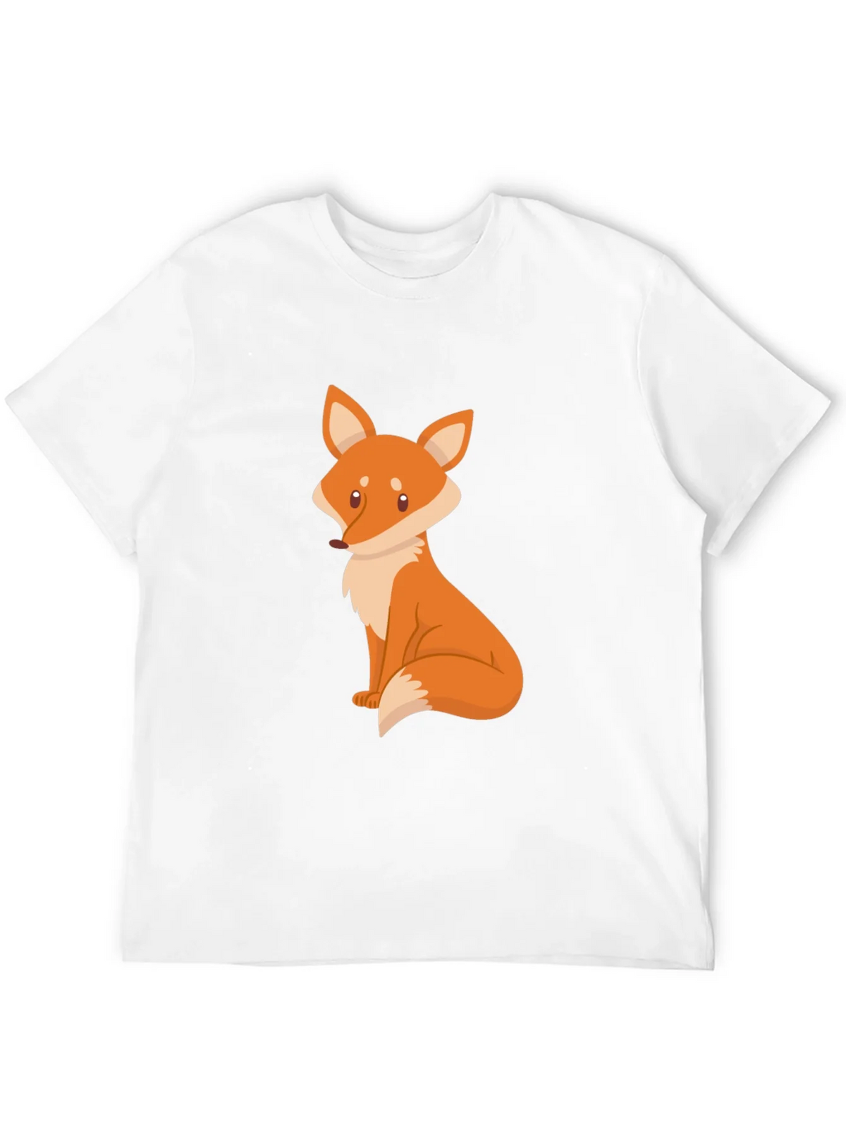Fox Graphic Black T-Shirt - Cute Animal Design product image 4