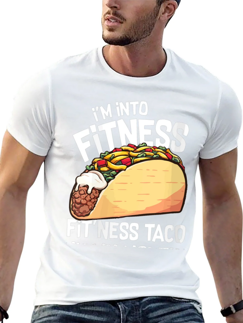 Fitness Taco Graphic T-Shirt product image 12