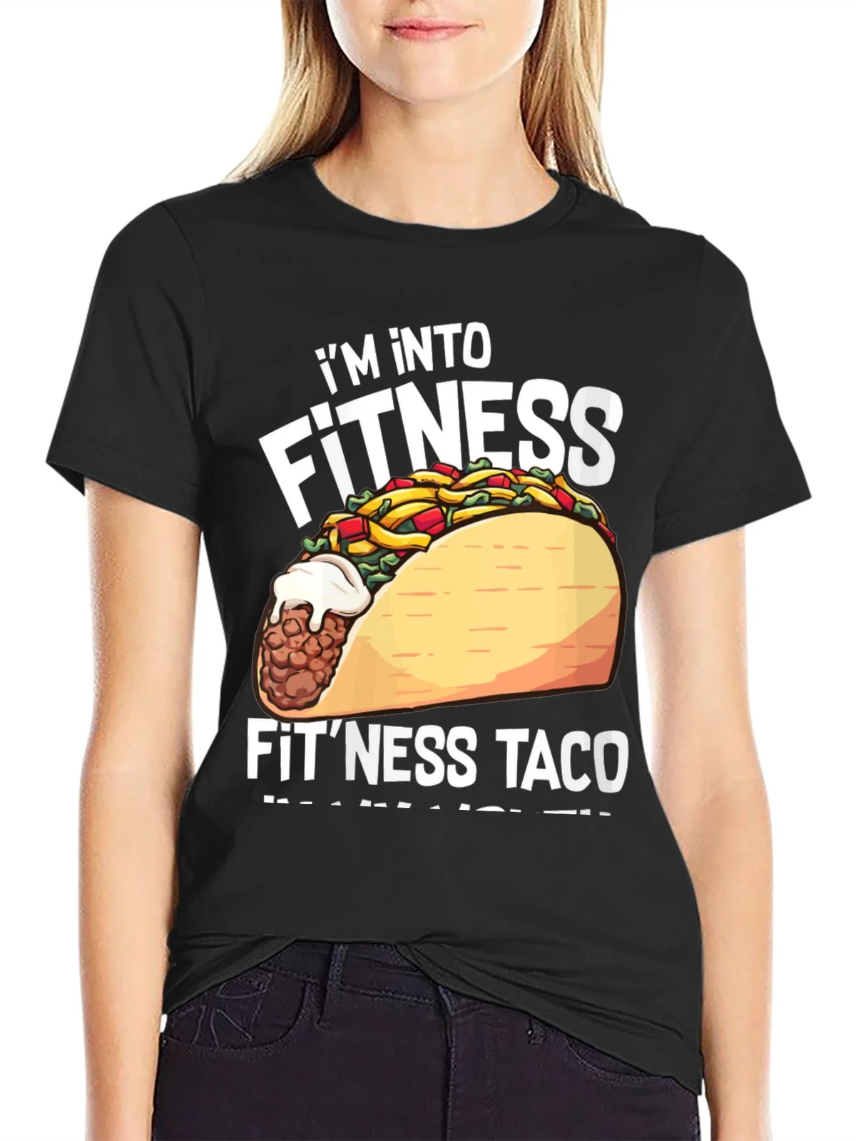 Fitness Taco Graphic T-Shirt product image 2