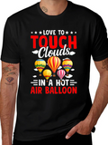 Love to Touch Clouds T-Shirt Hot Air Balloon Tee product image 1