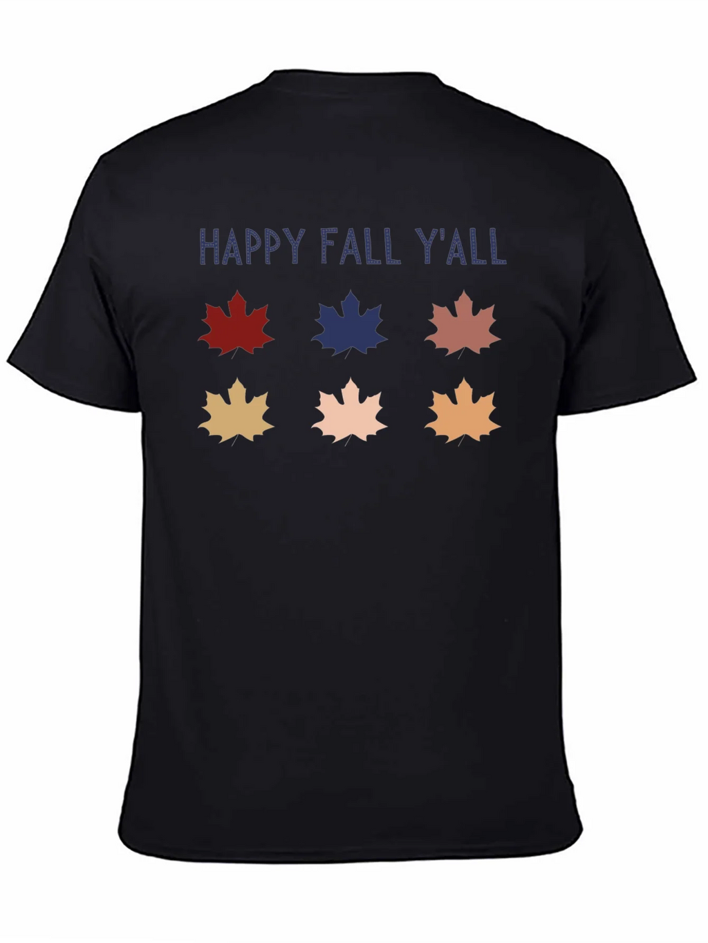 Happy Fall YAll T-Shirt Autumn Leaf Design product image 4