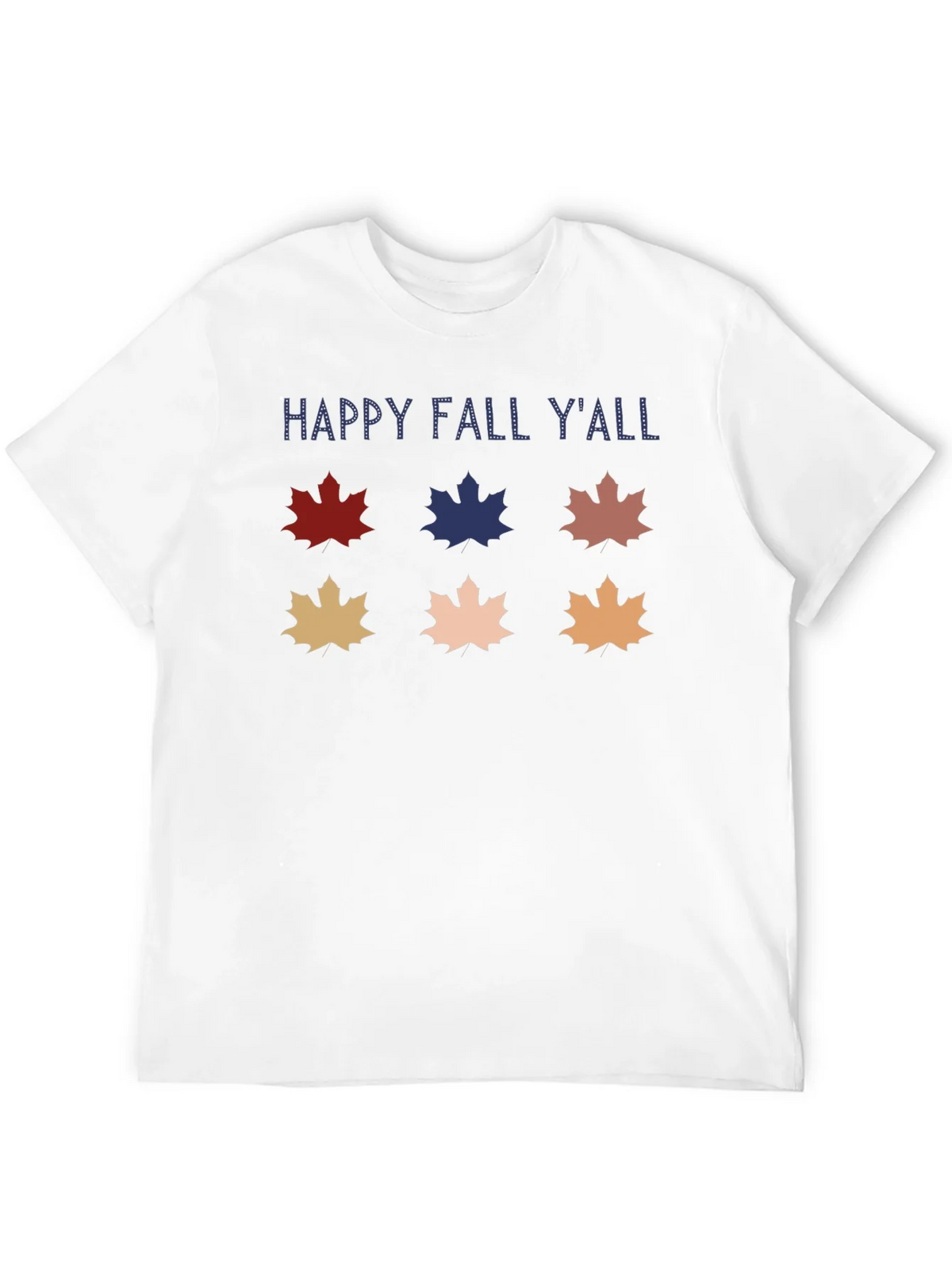 Happy Fall YAll T-Shirt Autumn Leaf Design product image 11