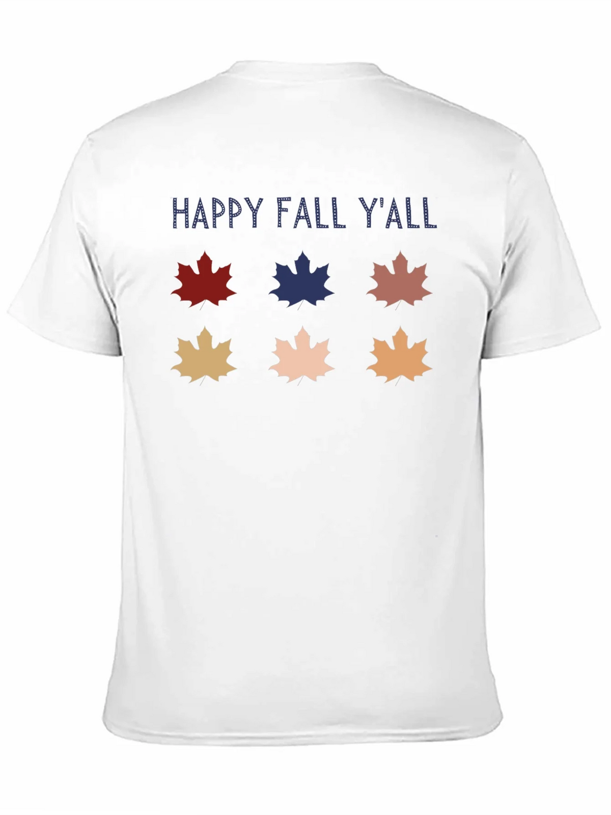 Happy Fall YAll T-Shirt Autumn Leaf Design product image 10